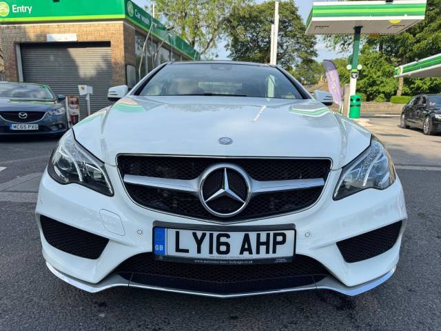 Mercedes-Benz E Class 2.1 E220d BlueTEC AMG Line (Premium) G-Tronic+ Euro 6 (s/s) 2dr Coupe Diesel White